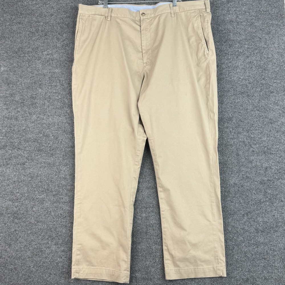 Polo Ralph Lauren Polo Chino Pants Mens 44x32 Khaki Stretch Classic Fit Casual